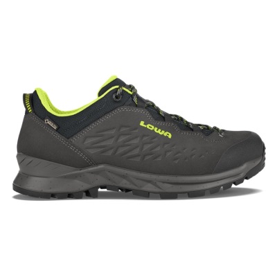 Lowa Explorer GTX Lo Gri Inchis / Verzi Deschis - Pantofi De Mers Barbati - Romania H4XQB5B8